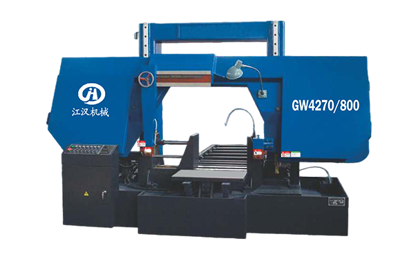 青山GW4270/800双柱龙门卧式带锯床